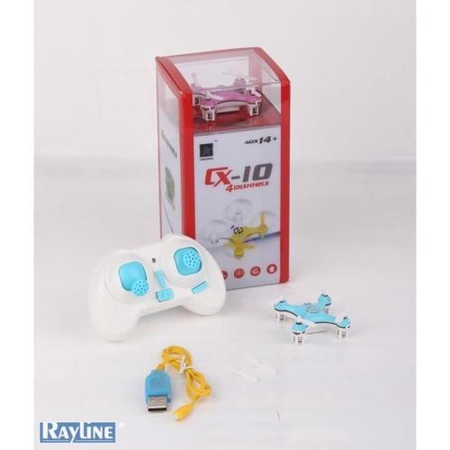 Mini Drone Radiocommandé Cx-10 - Rayline - Bleu - 40m De Portée - 10 Min D'autonomie-Rayline