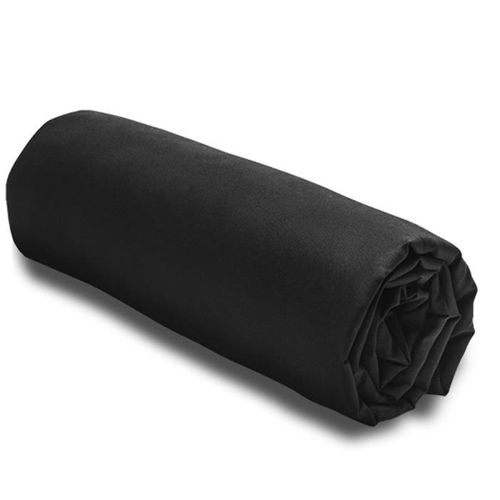Drap Housse Polyester 90x190 Casual Reglisse