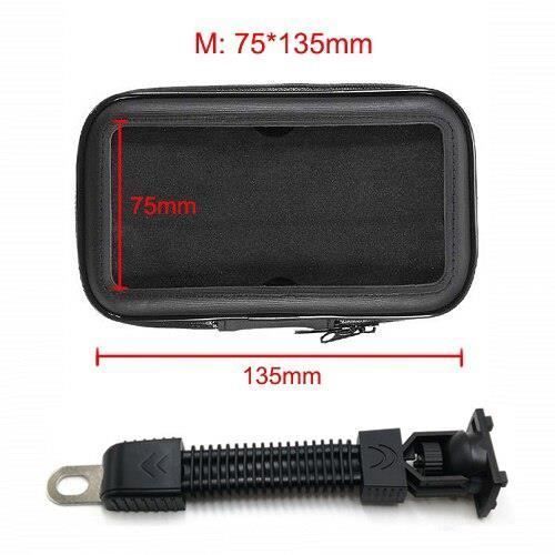 Support De Téléphone De Moto Support De Rétroviseur De Vélo De Moto Support De Support De Scooter Étanche Sac De Télép -Ezptesa00469