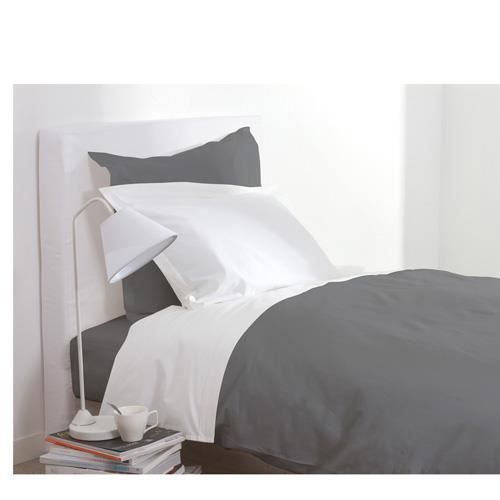 Drap Housse - 90 X 190 Cm - Gris
