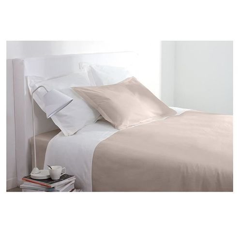 Draps Plats Drap Plat 1 Personne 180x290 Cm 100% Coton - Lin Ecru