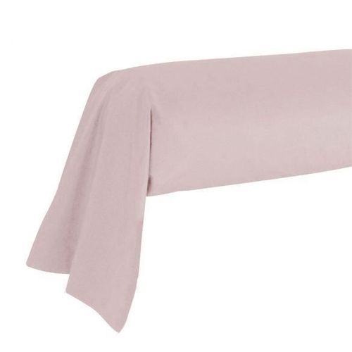 Taie De Traversin - 43 X 185 Cm - 100% Coton - 57 Fils - Made In France - Rose