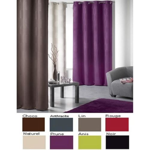 Rideau Panneau Occultant 140 X 260 Cm Oeillet O?