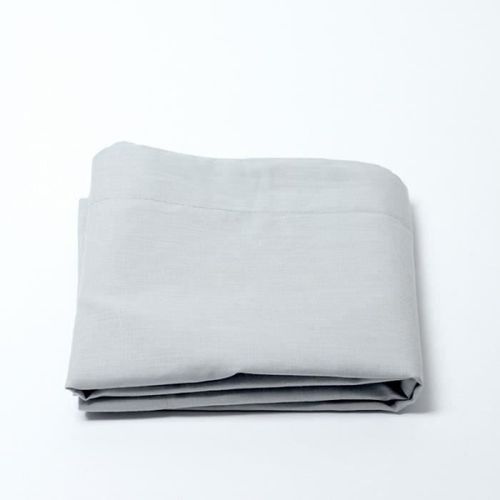 Taie De Traversin 45 X 185 Cm - 100% Coton 57 Fils-Cm² Linge Gris