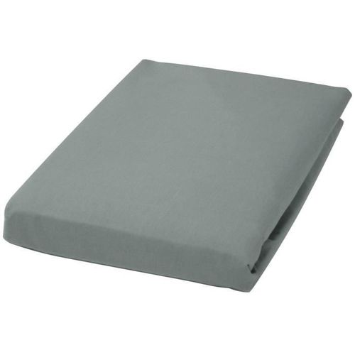 Drap Plat 180x290 - 100% Coton 57 Fils - Gris