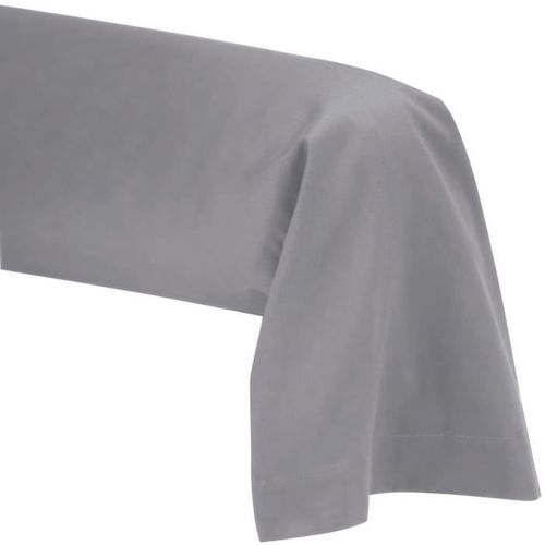 Taie De Traversin 45x185 - Polycoton 57 Fils - Gris