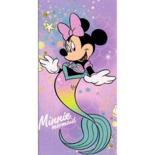 Serviette De Plage Disney Minnie Mermaid 70 X 140 Cm (Séchage Rapide)