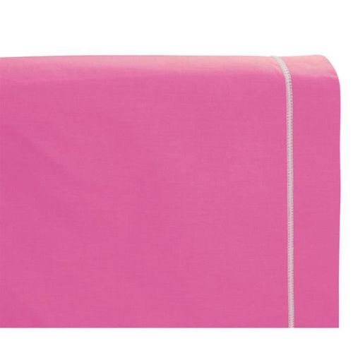 Drap Plat 180x290 Cm - Pur Coton 57 Fils - Fuchsia