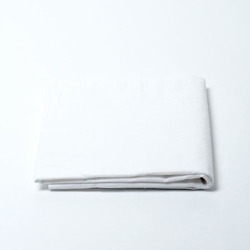 Taie De Traversin 45 X 185 Cm - 100% Coton 57 Fils-Cm² Linge Blanc