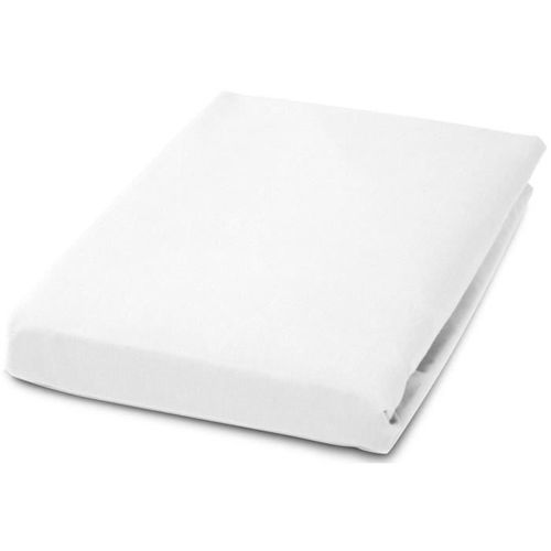 Drap Plat 180x290 - 100% Coton 57 Fils - Blanc