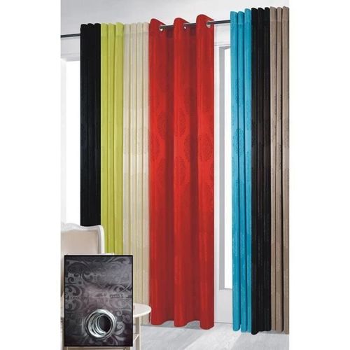 Double Rideaux À ¿Illets Zen 2 X 140 X 240 Cm - Choco