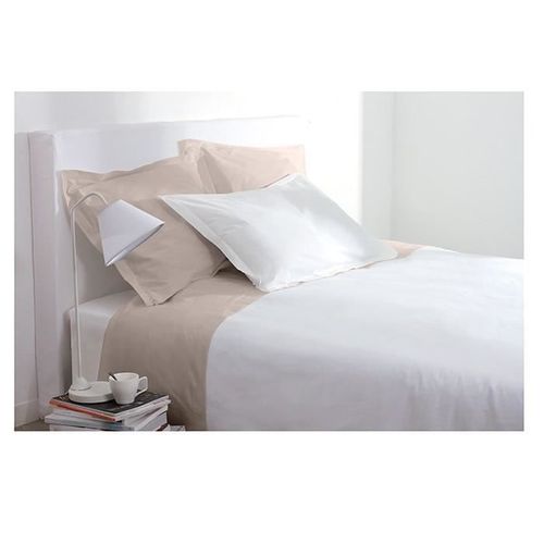 Draps Plats Drap Plat 1 Personne 180x290 Cm 100% Coton - Blanc