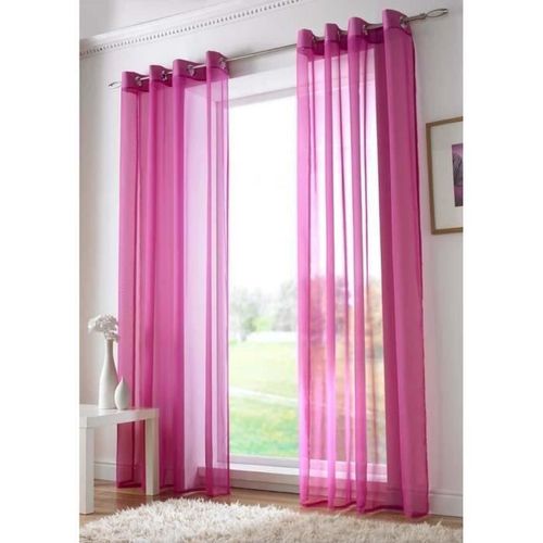 Voilages À ¿Illets L140xh240 Fushia (Impaire ( 1 Panneau ))