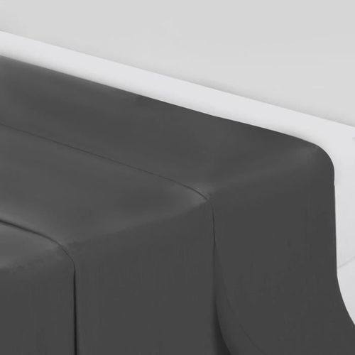 Drap Plat Uni 180 X 290cm Canon De Fusil 100%Coton - Design Actuel