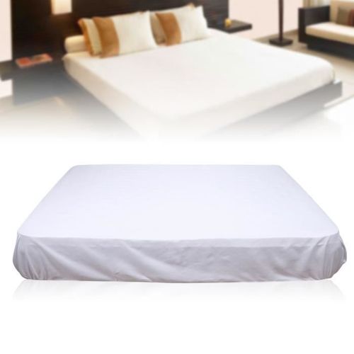 Housse De Matelas Respirant Blanche Housse De Protection Housse De Protection Contre La Poussière 150x200cm