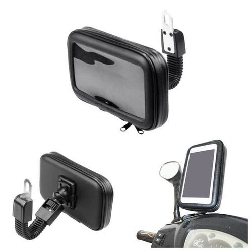 Gosear® Support De Moto Guidon Monter Imperméable À L?Eau Fermeture Éclair Sac De Téléphone Portable Pour Htc Iphone6 Gps