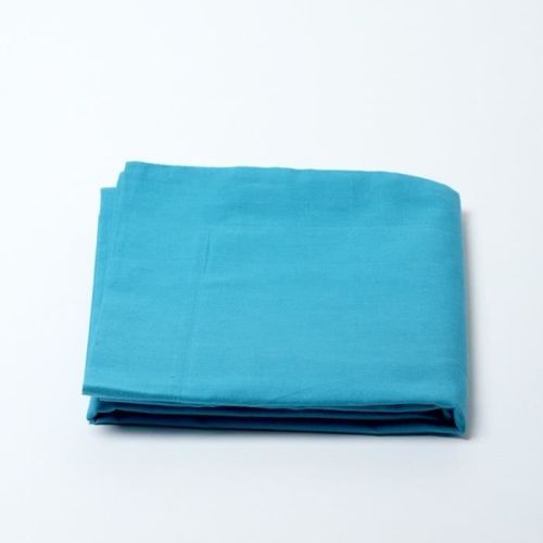 Drap Plat Bleu 180x290 Cm Coton 57 Fils/Cm²