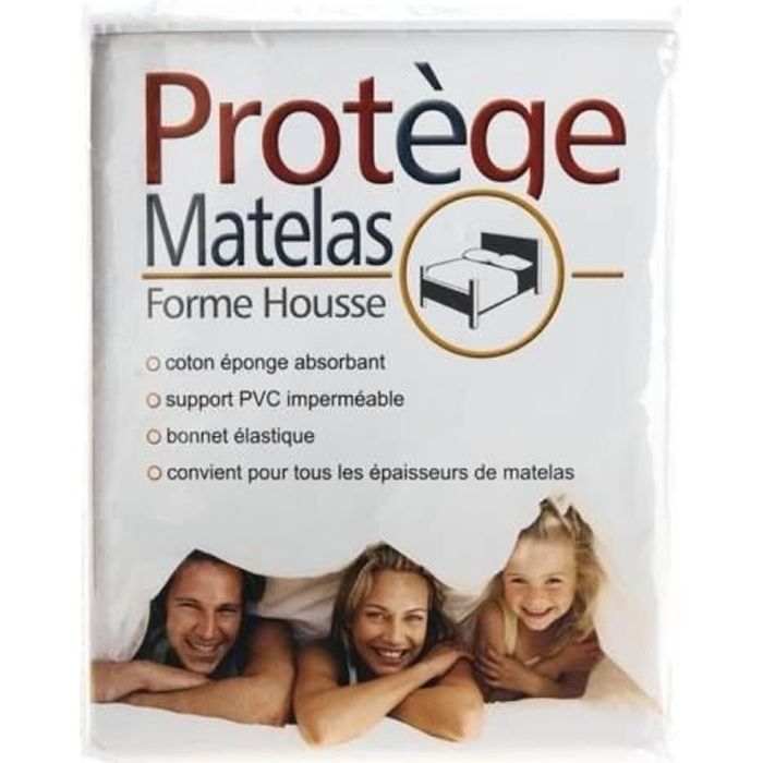 Protege Matelas Forme Housse 90x190 Cm 1 Personne