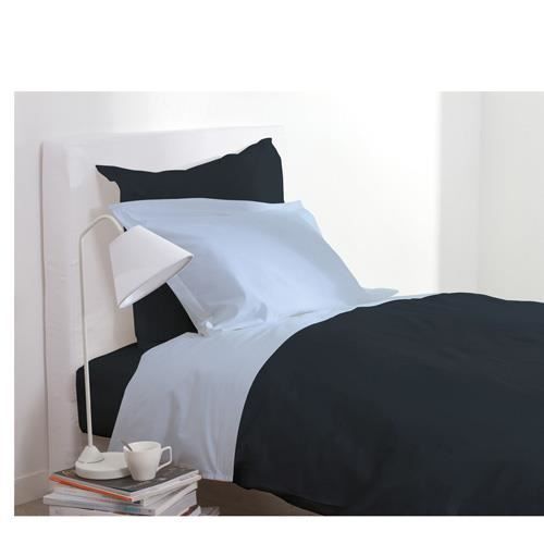 Drap Housse - 90 X 190 Cm - Gris Foncé