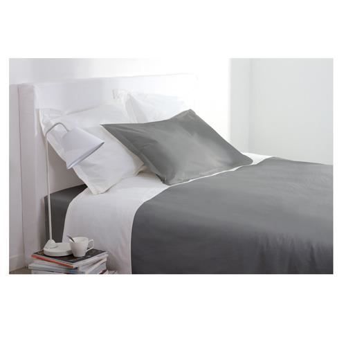 Drap Housse - 140 X 190 Cm - Gris