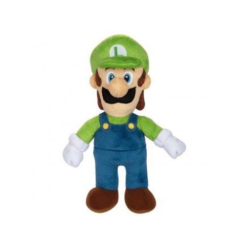 Peluche Luigi 24 Cm - Plombier - Set Doudou Super Mario Classique Enfant + 1 Carte Tigre