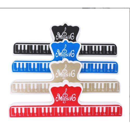 Clips De Partition De Musique, 4 Pièces Note De Musique Clips Page Support Clamp Plastique Outil De Fichier Pour Piano Livre Pince Stationnaire Pour Piano Guitare Violon Player