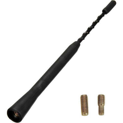 Antenne Voiture Fm Dab, Antenne Voiture 23cm, Antenne Radio Voiture Universelle Avec Réception Fm/Am/Dab Puissante, Avec Adaptateur 5mm 6mm