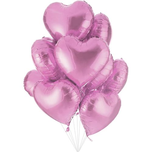 ERSHI-25 Ballon Coeur Rose Hélium Décoration Romantique pour La Saint Valentin, Déco Fiançailles et Mariage[4190]
