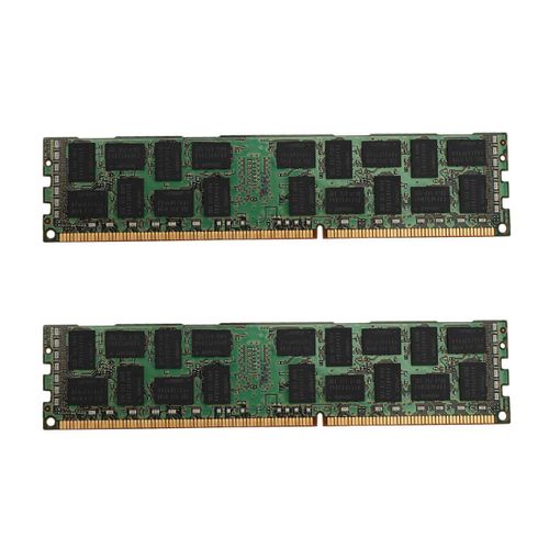 2X 8GB DDR3 1333MHZ Ecc Ram Memory PC3L-10600R 1.35V 2RX4 REG Ecc RAM pour Server Workstation