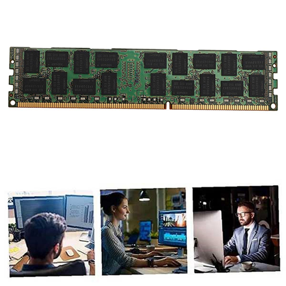 2X 8GB DDR3 1333MHZ Ecc Ram Memory PC3L-10600R 1.35V 2RX4 RE... - 5