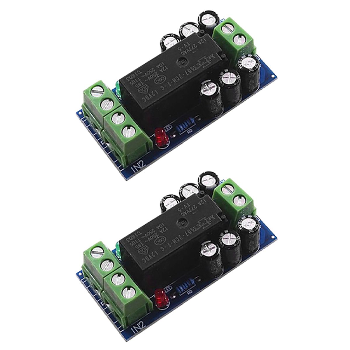 2Pcs XH-M350 Module de Commutation de Batterie de Sauvegarde Carte de Puissance ¿¿lev¿¿e Alimentation ¿¿ D¿¿coupage Automatique de Batterie 12V 150W 12A