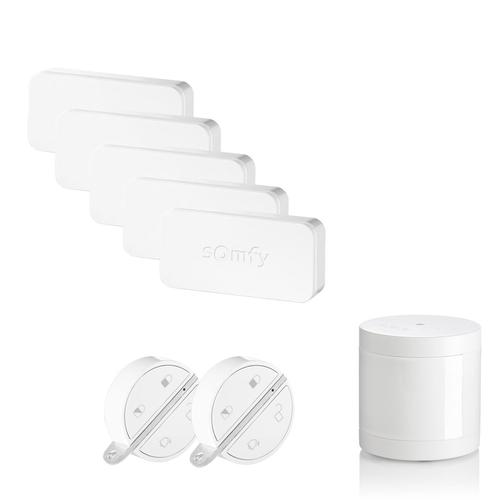 SOMFY 1875300 - Pack accessoires Integral Home Alarm - Avec 4 détecteurs IntelliTAG, 2 badges télécommandes et 1 détecteur de mouvement - Compatible Home Alarm et Somfy One+