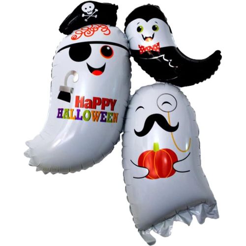 Ershi-Set Ballons Fantôme - Happy Halloween Enfant[4249]