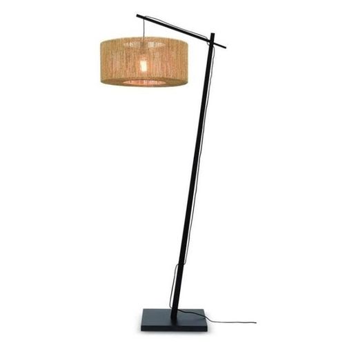 Iguazu-Lampadaire Bois/Jute H176cm Noir Et Naturel Good & Mojo