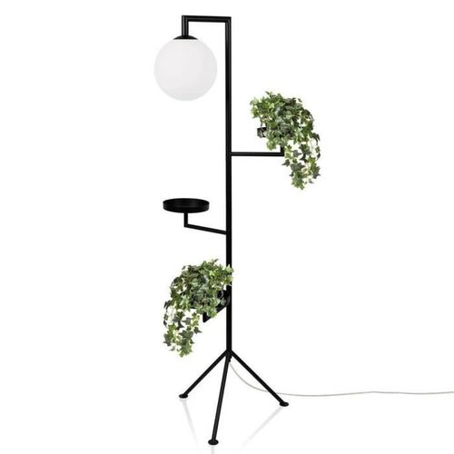 Astoria-Lampadaire Tripode Avec Tablettes H153cm Noir Globen Lighting | Designé Par Anna Landerholm