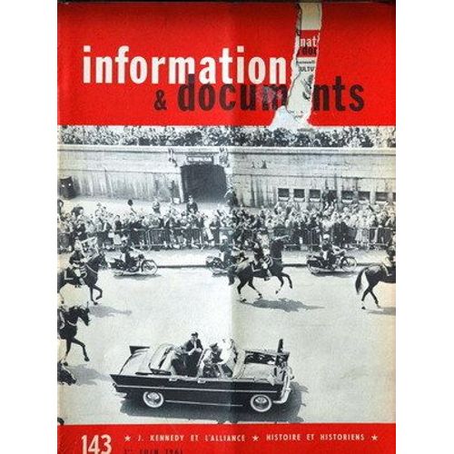 Informations Et Documents N° 143 Du 01/06/1961