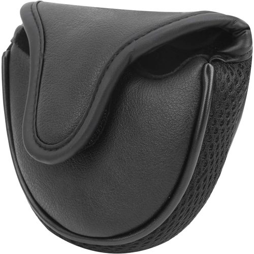 Noir - Housse De Tête De Putter De Golf Housse De Putter De Golf En Cuir Pu Imperméable Avec Protection De Putter De Golf Demi-Ronde En Maille De Nylon