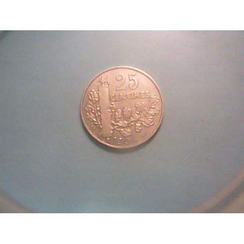 25 Centimes 1904