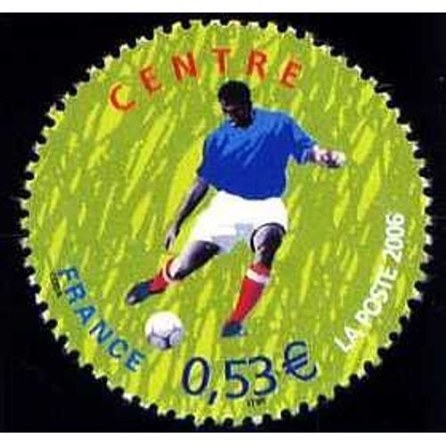 France 2006, Coupe Du Monde De Football En Allemagne, Très Beau Timbre Neuf** Luxe Yvert 3912, Centre, Avant Centre. -