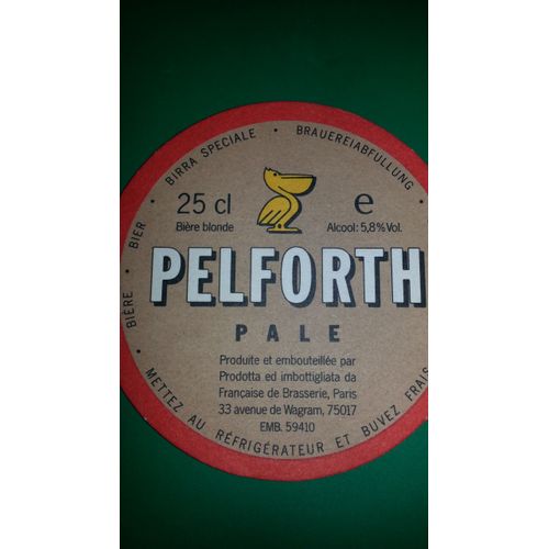 Sous-Bock Bière Pelforth Pale / Brune