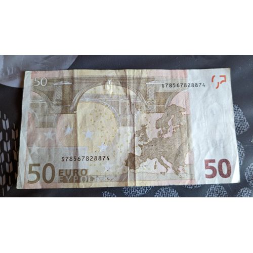 Ancien Billet De 50€ Mario Draghi