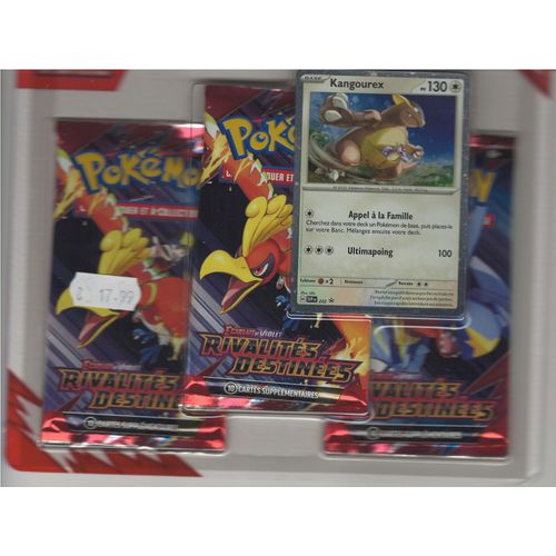 Pack De 3 Boosters Pokémon - Tripack Rivalités Destinées Ev10