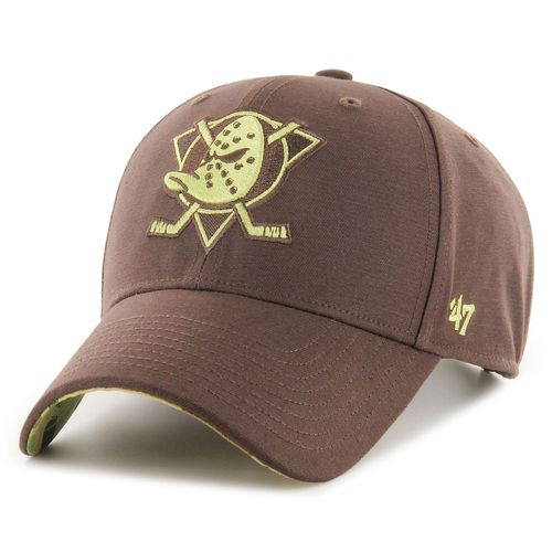 47 Brand Strapback Cap - Frog Skin Anaheim Ducks Brun