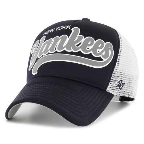 47 Brand Mesh Trucker Cap - Foam Script New York Yankees
