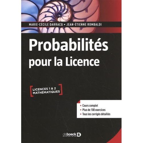 Probabilités Pour La Licence
