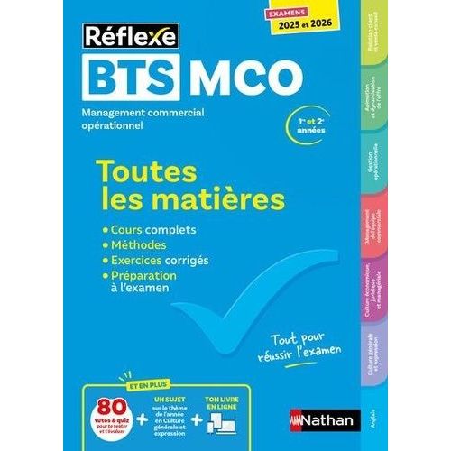 Management Commercial Opérationnel Bts Mco - Toutes Les Matières