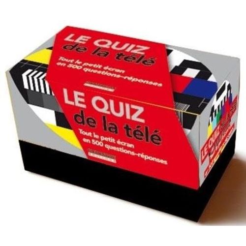 Le Quiz De La Télé - Tout Le Petit Écran En 500 Questions Et Un Livret Documenté Avec Les Réponses