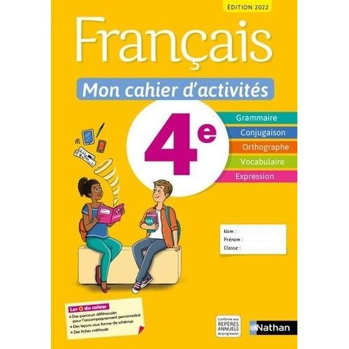 Français 4e - Mon Cahier D'activités