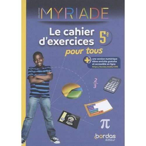 Myriade 5e - Le Cahier D'exercices Pour Tous