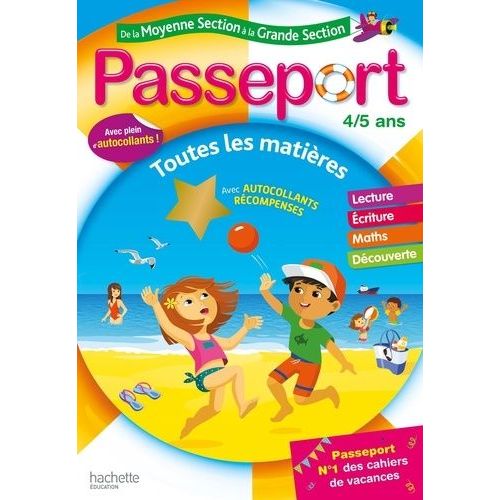 Passeport De La Moyenne Section À La Grande Section